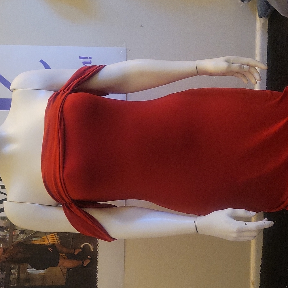 Red dress size xl